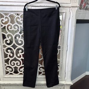 Croft & Barrow Classic Black Straight Leg Pants